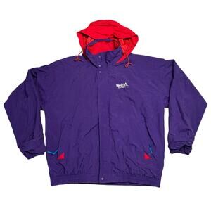 Vintage Welch’s Soft Drink 90s Windbreaker Jacket Voyager Gear size XL Retro